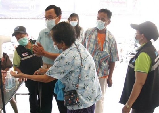 ตลาดสดเทศบาลตำบลพรานกระต่าย ยังเข้มมาตรการป้องกันโควิด-19 