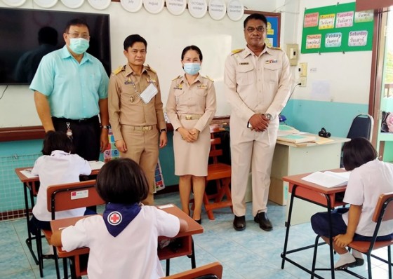 สพป.  กำแพงเพชร เขต 1 ลงพื้นที่ตรวจเยี่ยมสนามสอบ NT