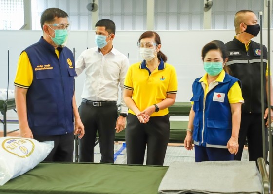ความคืบหน้าการสร้างโรงพยาบาลสนามกำแพงเพชร