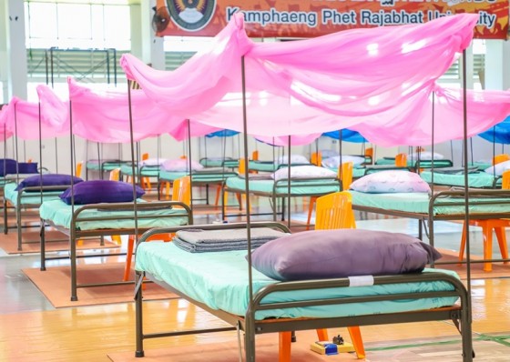 โรงพยาบาลสนามจังหวัดกำแพงเพชร เตรียมเปิดใช้งานเพื่อรองรับผู้ป่วยโรคติดเชื้อโควิด-19 วันจันทร์นี้