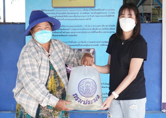 ศูนย์วิจัยพัฒนาสัตว์น้ำจืดกำแพงเพชร แจกปลาให้ประชาชนนำไปเลี้ยงฟรี 