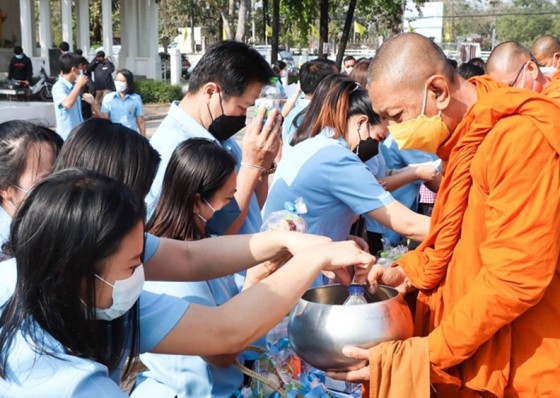 ร.ร.ทุ่งทรายวิทยา ทำบุญครบรอบ 45 ปี การก่อตั้งสถานศึกษา