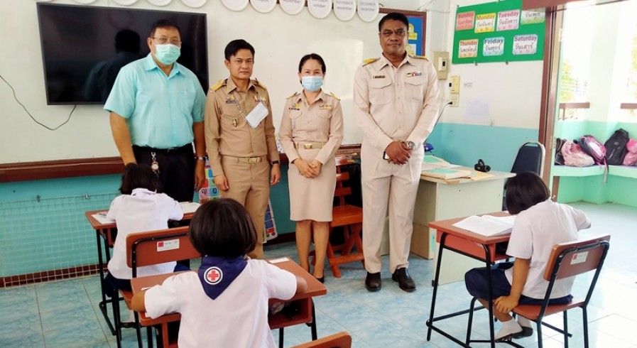 สพป.  กำแพงเพชร เขต 1 ลงพื้นที่ตรวจเยี่ยมสนามสอบ NT