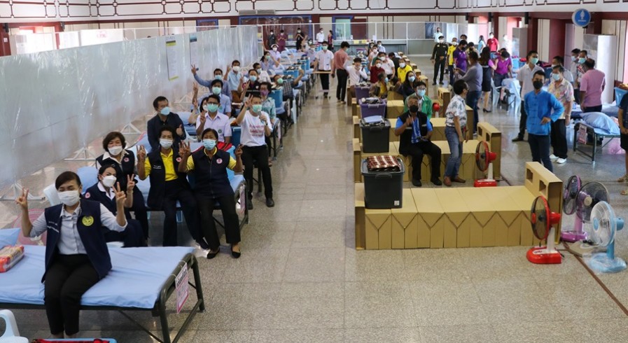 โรงพยาบาลสนามอำเภอคลองขลุง พร้อมเปิดใช้งานรองรับผู้ป่วยโควิด-19 