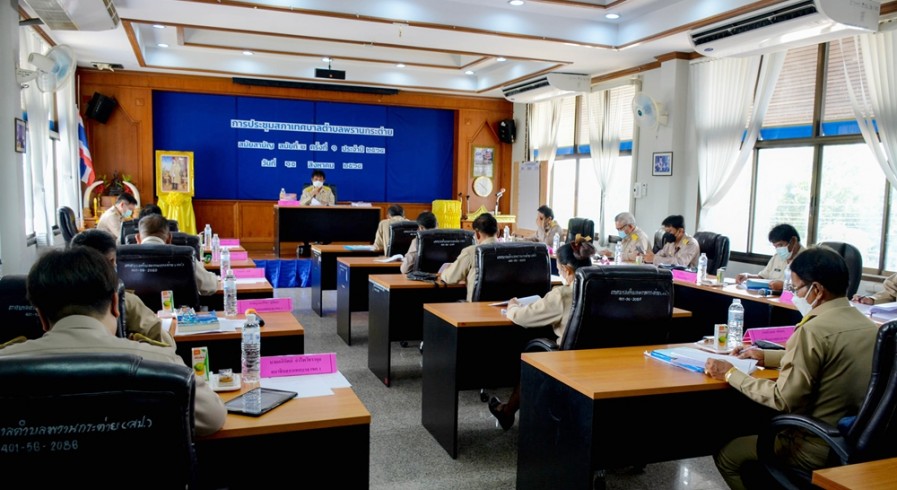 ทต.พรานกระต่าย ประชุมพิจารณางบปรับปรุงผิวจราจร ถนนประเวศไพรวัน 